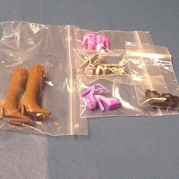 Colorful Barbie Doll Shoes Accessories - Picture 1 of 6